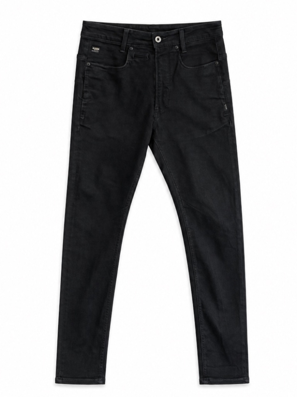 G-Star RAW D-STAQ 3D Slim Black Jeans with Multi-Pocket Design – Size 28x32 EUC